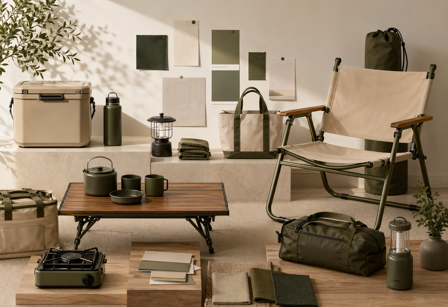 Outdoor collection brand board
